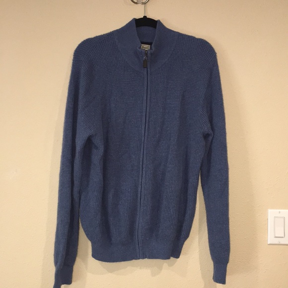 L.L. Bean Other - Mens L.L. Bean cashmere zipper sweater jacket size XL-Reg
